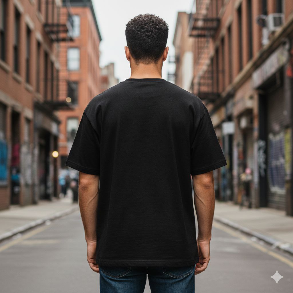 Oversize T-shirt Black